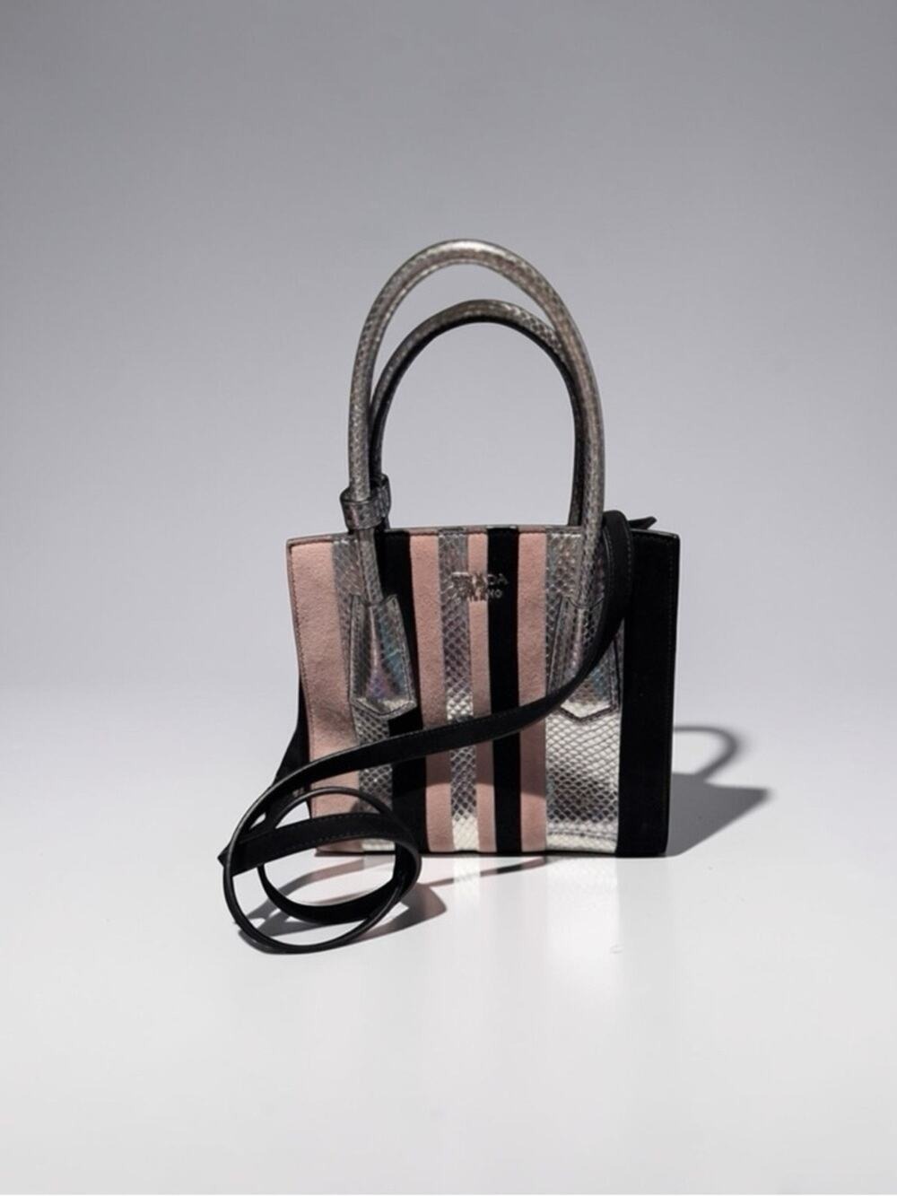 Prada Camoscio Ayers 2 Way Tote, Dust Bag